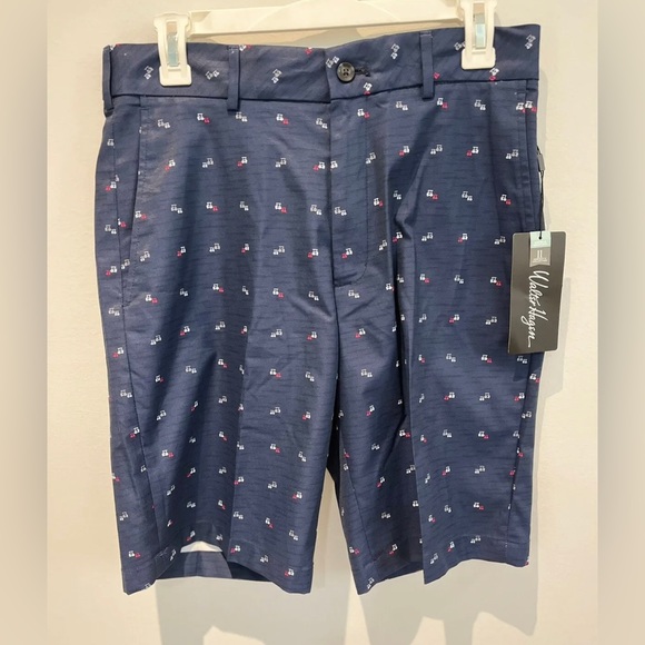 NWT Men's Walter Hagen Perfect 11 Majors Golf Shorts Size 30 Navy Inseam 10” - Picture 5 of 10